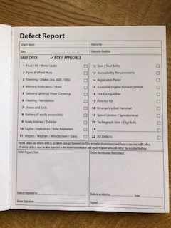 thumbnail image 2 of 5x 50 Page Driver Defect Book / Daily Duplicate Checkbook (VOSA Approved, UK) 2 of 6